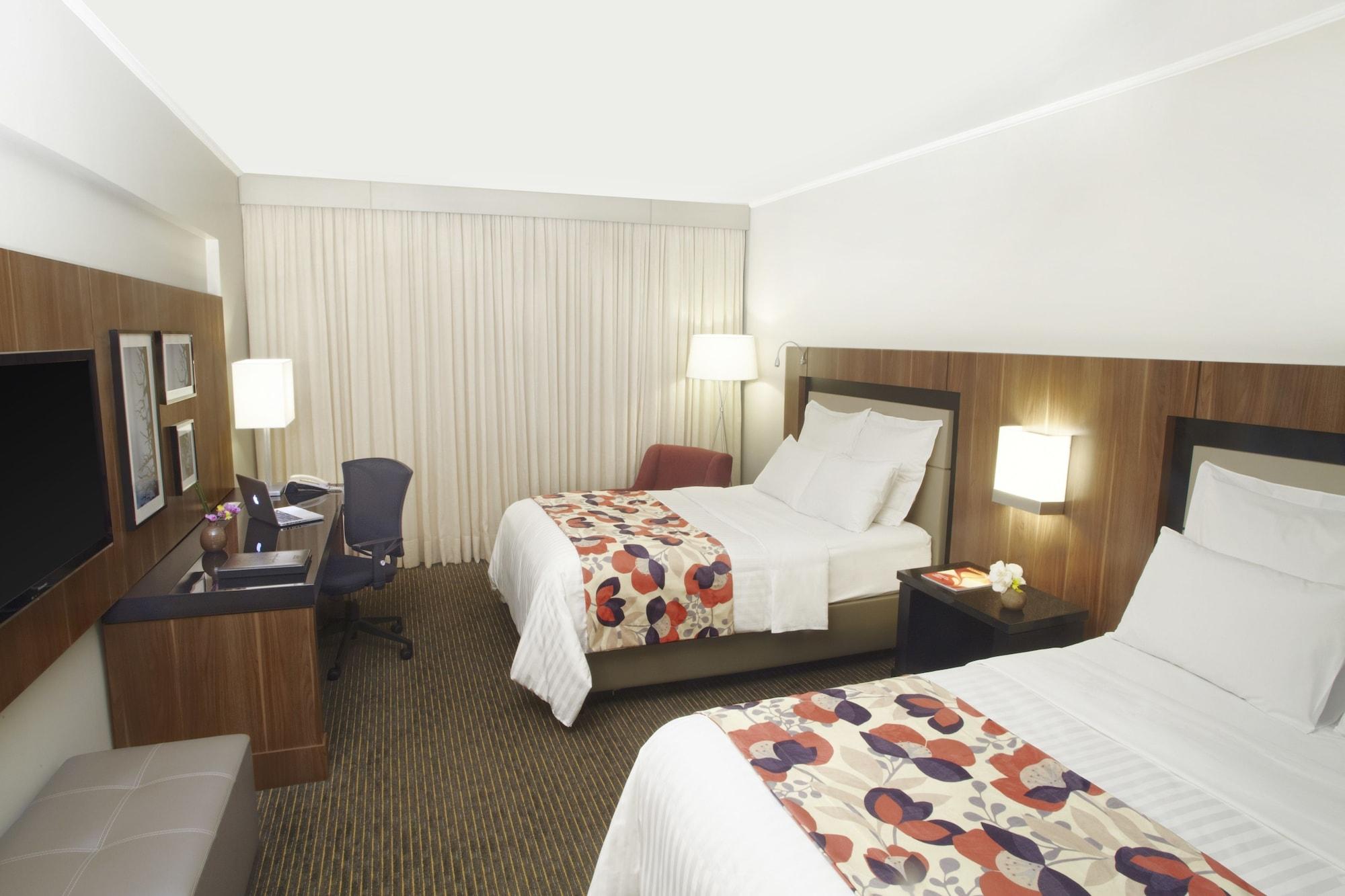 فندق ماريوت مطار ساو باولو جوارولوس المظهر الخارجي الصورة A typical room at the hotel