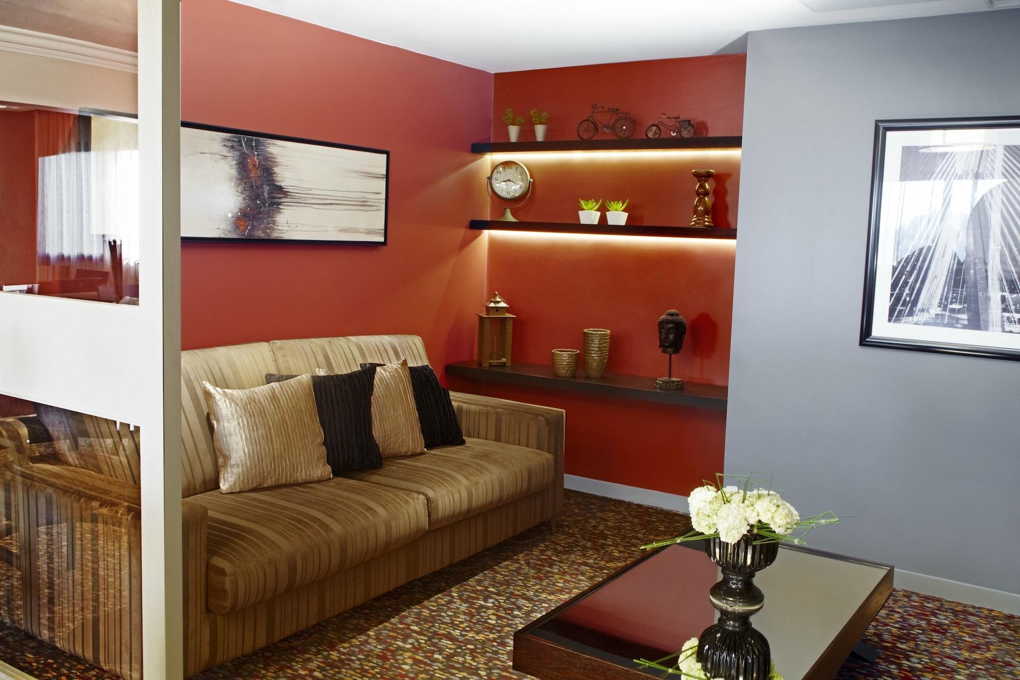 فندق ماريوت مطار ساو باولو جوارولوس المظهر الخارجي الصورة A living room